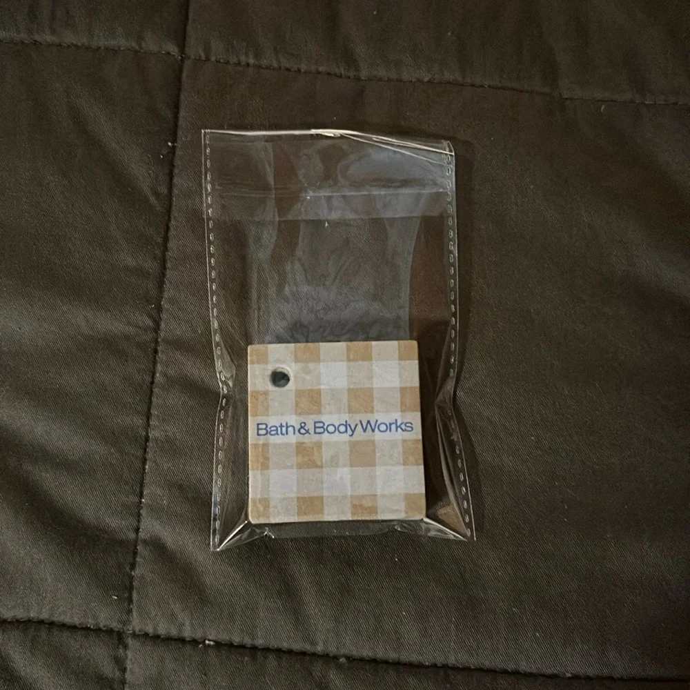 Bath & Body Works Small Cardboard Gingham Gift Tags